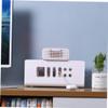 Angoily Wear-Resistant Cable Supply Box Dormitory Wire Organizer White Multi-Function Cord Organizer view 4