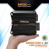 PRV Audio MDX1200.4 2 Ohm Mini 4 Channel Car Audio Amplifier 4 x 300 Watts RMS at 2 Ohm - 1200 Watt 12 Volts Bridgeable Amp for Powersports, Motorcycles, ATV, for High Power Stereo Speaker Systems view 2