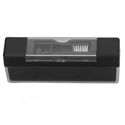 Audio Record Cleaner Brush, Anti Static Records Dust Cleaning Tool, Premium Fibre Material for Effective Maintenance, Lightweight and Compact, 2pcs Brushes Included