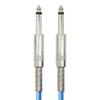 Ja-ck 6.35 mm Nickel Plated Instrument Guitar Cable Male to Male Audio Cable for Guitar Bass Keyboard(Red,1m) view 3
