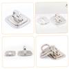 Operitacx 4pcs Computer Lock Desk Mount Anchor Cable Security Base Plate for Laptop Theft Deterrent view 4