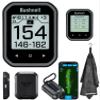 Bushnell Golf Phantom 3 Slope GPS Handlheld (Black) | 38,000+ Courses, Slope Compensation, Hazard Info, Distance Calculator, Scorekeeping, Magnet Mount, Touchscreen | Signature Series Golf Towel view 1