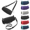 Case for JBL Charge 6, Silicone Protective Case with Shoulder Strap & Carabiner, Bluetooth Speaker Shockproof Travel Carrying Cover (Light Purple) view 3