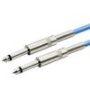 Ja-ck 6.35 mm Nickel Plated Instrument Guitar Cable Male to Male Audio Cable for Guitar Bass Keyboard(Blue,5m) view 2