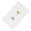 2- Wall Panel, Easy to Install, InWall Wiring, Suitable for Home Decoration and Office Buildings, Wall Plate Panel, White, 4.5x2.8 Inches view 3