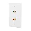 2- Wall Panel, Easy to Install, InWall Wiring, Suitable for Home Decoration and Office Buildings, Wall Plate Panel, White, 4.5x2.8 Inches view 4