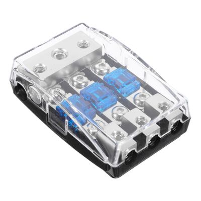 GLEAVI Automotive Power Distribution Block Way Fuse Holder Car Audio Splitter Distribution Block Car Audio