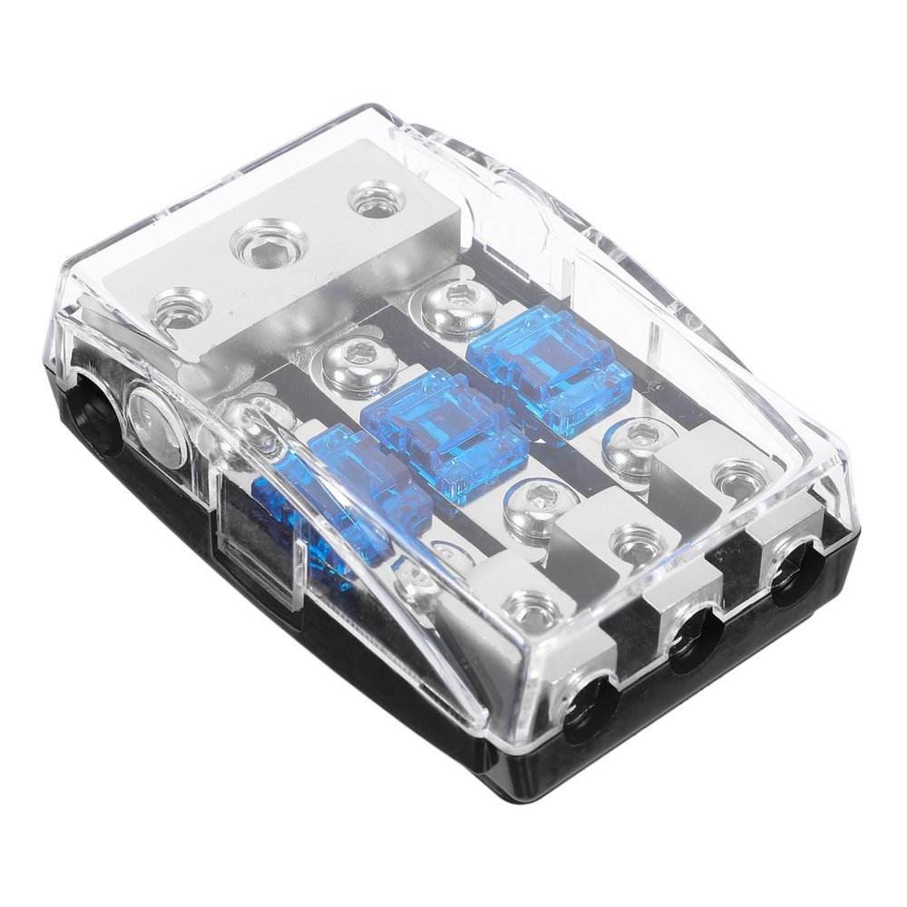 GLEAVI Automotive Power Distribution Block Way Fuse Holder Car Audio Splitter Distribution Block Car Audio