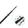 1/4 Inch Braided Instrument Guitar Cable Mono 6.5 Straight to Straight 6.35mm Unbalanced Audio Cord for Electric Guitar Bass(6.35 TS-2Packs,3m) view 4