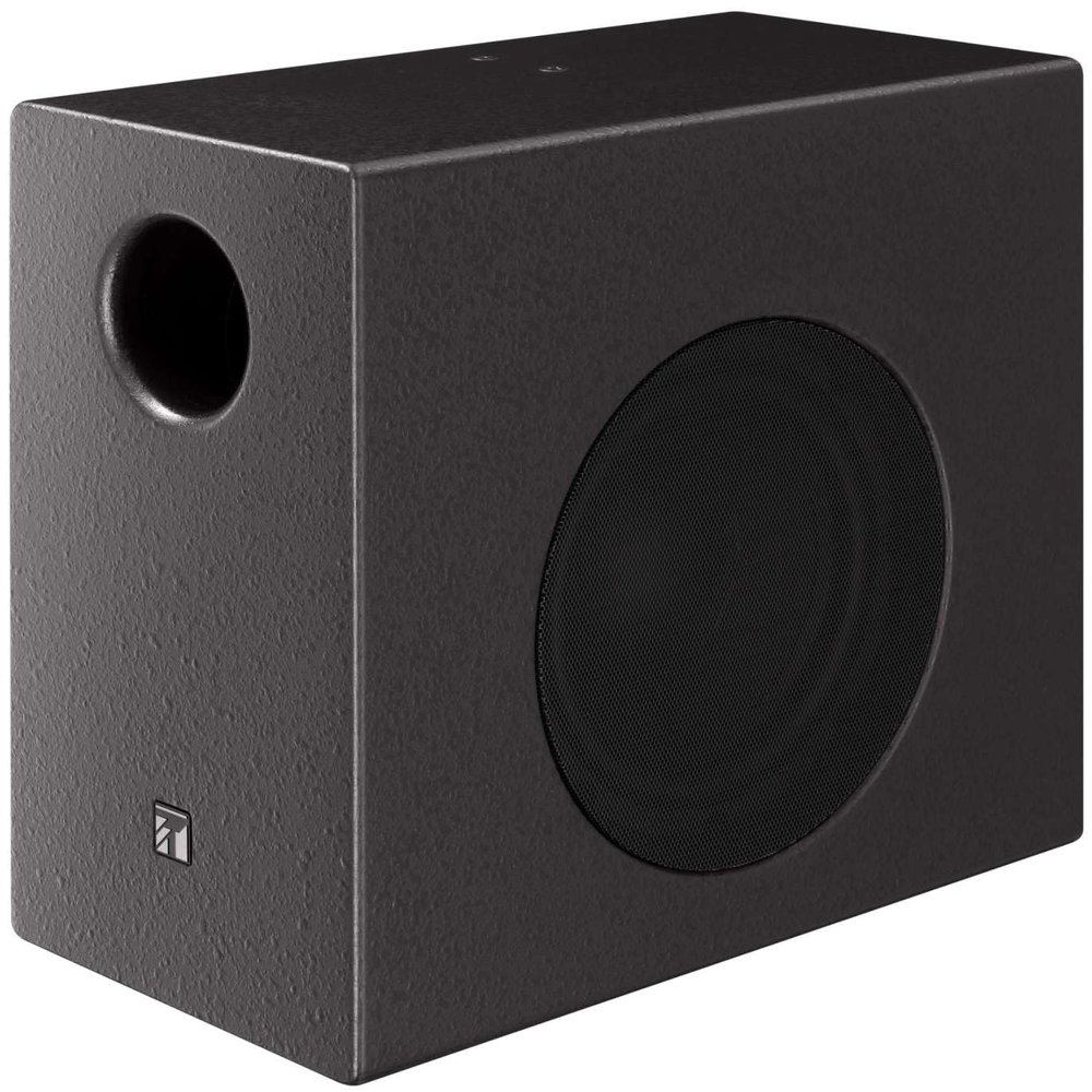 TOA Electronics FB-08BT Subwoofer System, Black, 120W Power Handling, 45-300Hz Frequency Response, 84dB Sensitivity, Powerful 20cm (8") Driver for Robust Bass Reproduction, Built-in Crossover Network
