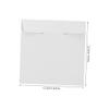 Cabilock 10pcs White Cd DVD Mailer Envelopes Flat Design with Self Seal Adhesive for Easy Organization and Safe Storage of Discs for Dj Discs and USB Drives view 2