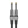 6.35 Guitar Cable Ja-ck Male to Male 1/4 Inch Instrument Audio Cable 6.5mm to 6.5mm Gold-Plated Aux Cables for Guitar Mixer So On(Yellow M-M,15m) view 2