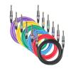 6.35 Guitar Cable Ja-ck Male to Male 1/4 Inch Instrument Audio Cable 6.5mm to 6.5mm Gold-Plated Aux Cables for Guitar Mixer So On(Yellow M-M,15m) view 3