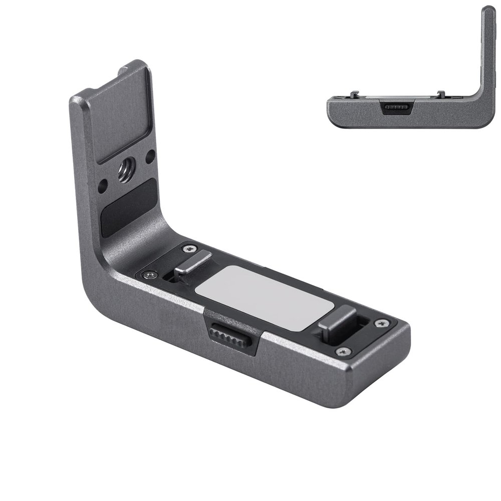 JOYSOG Action 4 L Bracket Mount for DJI Action 5 Pro/Action 4/Action 3 Sports Camera Magnetic Quick Release Bracket Adapter to Vertical Horizontal