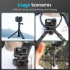 JOYSOG Action 4 L Bracket Mount for DJI Action 5 Pro/Action 4/Action 3 Sports Camera Magnetic Quick Release Bracket Adapter to Vertical Horizontal view 4
