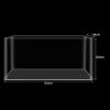 Ultra-Clear Acrylic High-Transparency Fish Tank Small Aquarium Transparent Aquarium Self-Cleaning Desktop Fish Tank Suitable for Home Decoration(Large) view 2