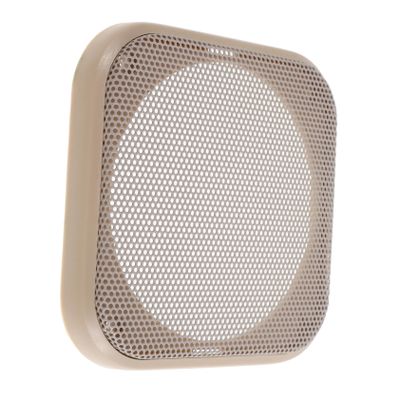 MUCKLILY Square Car Speaker Grill Cover with Mounting Screws Decorative Metal Mesh Horn Guard for Home Audio and Automotive Applications Easy Installation Stylish Design