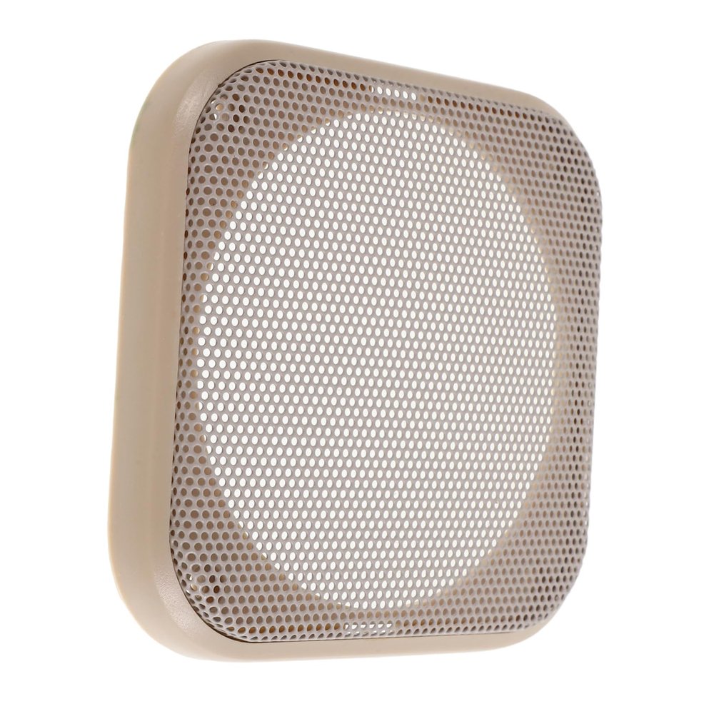 MUCKLILY Square Car Speaker Grill Cover with Mounting Screws Decorative Metal Mesh Horn Guard for Home Audio and Automotive Applications Easy Installation Stylish Design
