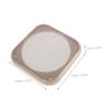 MUCKLILY Square Car Speaker Grill Cover with Mounting Screws Decorative Metal Mesh Horn Guard for Home Audio and Automotive Applications Easy Installation Stylish Design view 2