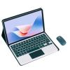 Keyboard Case for Lenovo Tab Plus 11.5-inch 2024 Version (TB351FU) Tablet, Wireless Keyboard Multi Angle Bracket Protective Cover and Mouse, PU Soft Silicon Border (Green,Touch Pad and Mouse) view 1
