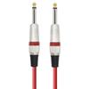 6.35 Guitar Cable Ja-ck Male to Male 1/4 Inch Instrument Audio Cable 6.5mm to 6.5mm Gold-Plated Aux Cables for Guitar Mixer So On(Red M-M,2m) view 1