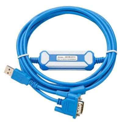 CLXDKLKEQ CS1W-CIF31 Adapter for USB Switch Serial to R232 Programming Cable USB-RS232 Optical Converter Line USB Port(Male Port)