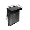 jojofuny Home Doorbell Rainproof Cover Protector for Fingerprint Access Control Machines Easy to Install Outdoor Use Large for Doors view 2