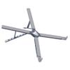 4Pasefmkm Computer Stand Extension Dock Aluminum Alloy Stand Raise Folding Heat Dissipation Laptop Extension Dock Stand (Gray Shown) view 1