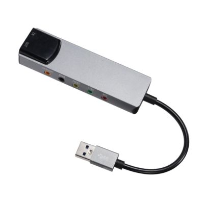 QINGFAN USB Sound Card USB External Sound Card with SPDIF Digital Sound for 5.1 & 7.1 Surround Sound Systems, Aluminum Body