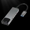QINGFAN USB Sound Card USB External Sound Card with SPDIF Digital Sound for 5.1 & 7.1 Surround Sound Systems, Aluminum Body view 3