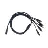 5PCS 12V10A Power Supply Tapping Line DC5.5 * 2.1 Power Cable 1-to-2/3/4/5/8/10 Power Line Monitoring Connector(DC power cord 1to5) view 1