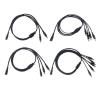 5PCS 12V10A Power Supply Tapping Line DC5.5 * 2.1 Power Cable 1-to-2/3/4/5/8/10 Power Line Monitoring Connector(DC power cord 1to5) view 2