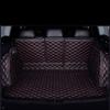 Car Full Coverage Boot Liner for Jeep Compass 20112016(with Speakers), Antislip Carpets Anti-Scratch Leather Rear Trunk Protector Mat,A/BlackRed view 1