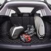 Car Full Coverage Boot Liner for Jeep Compass 20112016(with Speakers), Antislip Carpets Anti-Scratch Leather Rear Trunk Protector Mat,A/BlackRed view 3
