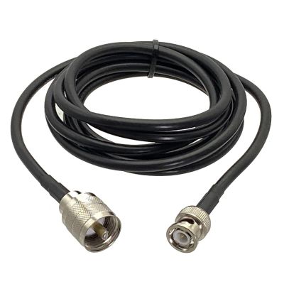 1pcs RG58 Cable UHF PL259 Male to BNC Male Connector RF Coaxial Pigtail Jumper Adapter Straight 6inch~20M(5M)