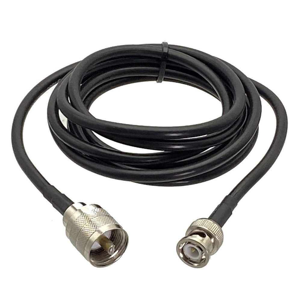 1pcs RG58 Cable UHF PL259 Male to BNC Male Connector RF Coaxial Pigtail Jumper Adapter Straight 6inch~20M(5M)