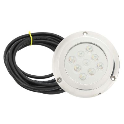 CHMIFTNX For Underwater Light IP68 Waterproof High Brightness Tempered Glass Seawater Lamp for boat(Blutoray)