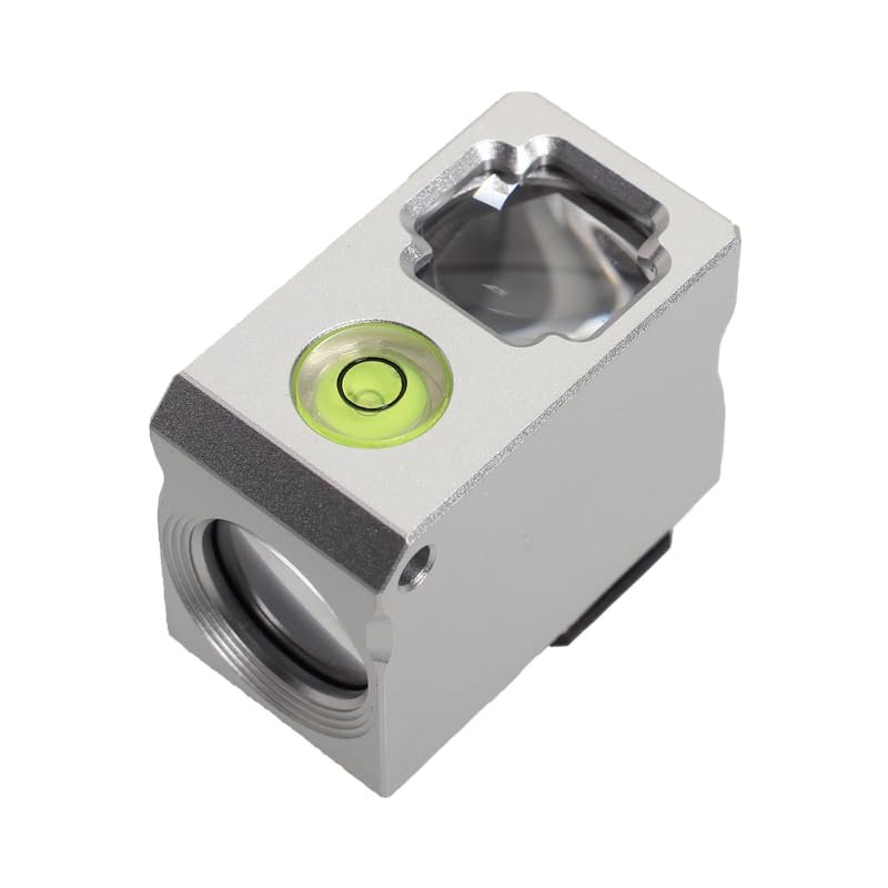 Universal Camera Metal Viewfinder, Waist-Level, Hot/Cold Shoe Interface, Film Camera Compatible (Metallic Silver)