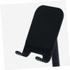 NAMOARLY Durable Metal Phone Holder Desktop Bracket Adjustable Tablet Stand Black Protective Silicone view 2