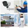 CHICAMPERA 2pcs Security Camera Bracket Wall Mount Rotatable Monitor Bracket Aluminum CCTV Easy Installation view 4