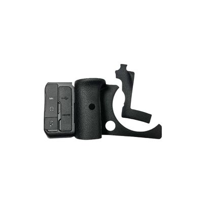 A Set/3 PCS Hand Body Grip Rubber, Thumb Rubber and USB Side Cover for Canon EOS R6 Digital Camera Parts
