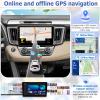 HPDELGB Car Stereo Radio for Toyota RAV4 2013 2014 2015 2016 2017 2018 6GB+12GB 10.2" Touch Screen Car Stereo Radio with Wireless Carplay, 14 Android Auto, GPS Navigation Head Unit, Bluetooth view 3