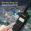 (2nd Gen RT86) Retevis RT86S Walkie Talkie Long Range,Professional 2 Way Radio with 6 Way Charger,Group Call,2600mAh Rechargeable,Type C,NOAA,Heavy Duty Two Way Radio for Adults Industrial(6 Pack) view 3