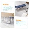 DIYEAH Cable Management Box with Transparent Cover Dustproof Multi-compartment Cable Storage Organizer for Desk and Office Electronics view 4