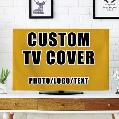 Custom Dustproof TV Cover for Flat Screen 60 inch TV Screen Protectors Add Your Picture Logo Text Name for Home Decorations Style262