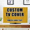 Custom Dustproof TV Cover for Flat Screen 60 inch TV Screen Protectors Add Your Picture Logo Text Name for Home Decorations Style262 view 1