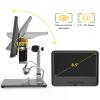 JOEBO Microscope Kit 8.5Inch LCD Display Screen 5X-1200X Digital Microscope 1280 * 800 Adjustable 1080P Tool Microscope Lens Adapters view 2