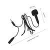 Abaodam 1set Microphone for Phone Portable Vocal Mic for Podcasting Singing and Live-Streaming Lightweight Design Easy to Use No External Power Required view 2
