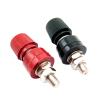 1Pair M6 333 Binding Post Banana Crimp Terminals 6mm Thread Weld Inverter Power Supply Splice Socket Post Connector(2Pcs Red) view 4