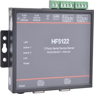 Tools compatible with Serial Server Dual Serial Port to Ethernet Serial Server Supports 2 Way Ethernet Interfaces Device Servers